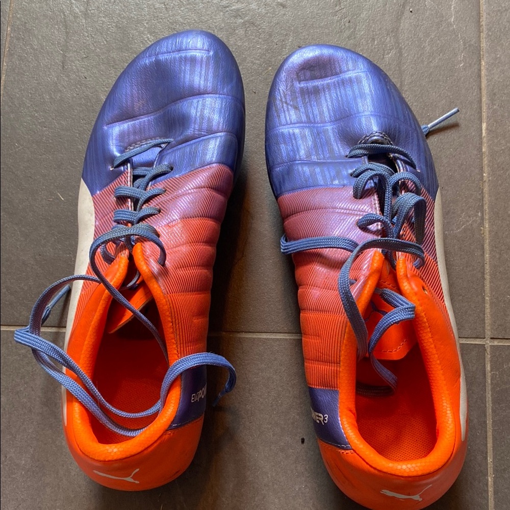 Puma Kids Shoes - Blue, Purple, and Orange
